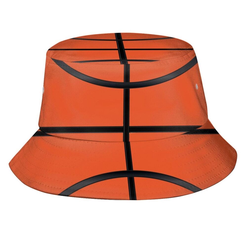 7186 Basketball Bucket Hats Fashion Sun Cap Packable Outdoor Sport Summer